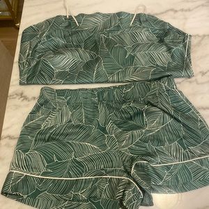 Palm tree pajama set
